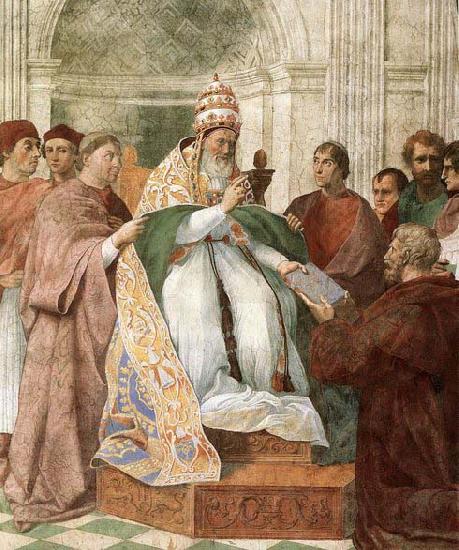 RAFFAELLO Sanzio Gregory IX Approving the Decretals France oil painting art